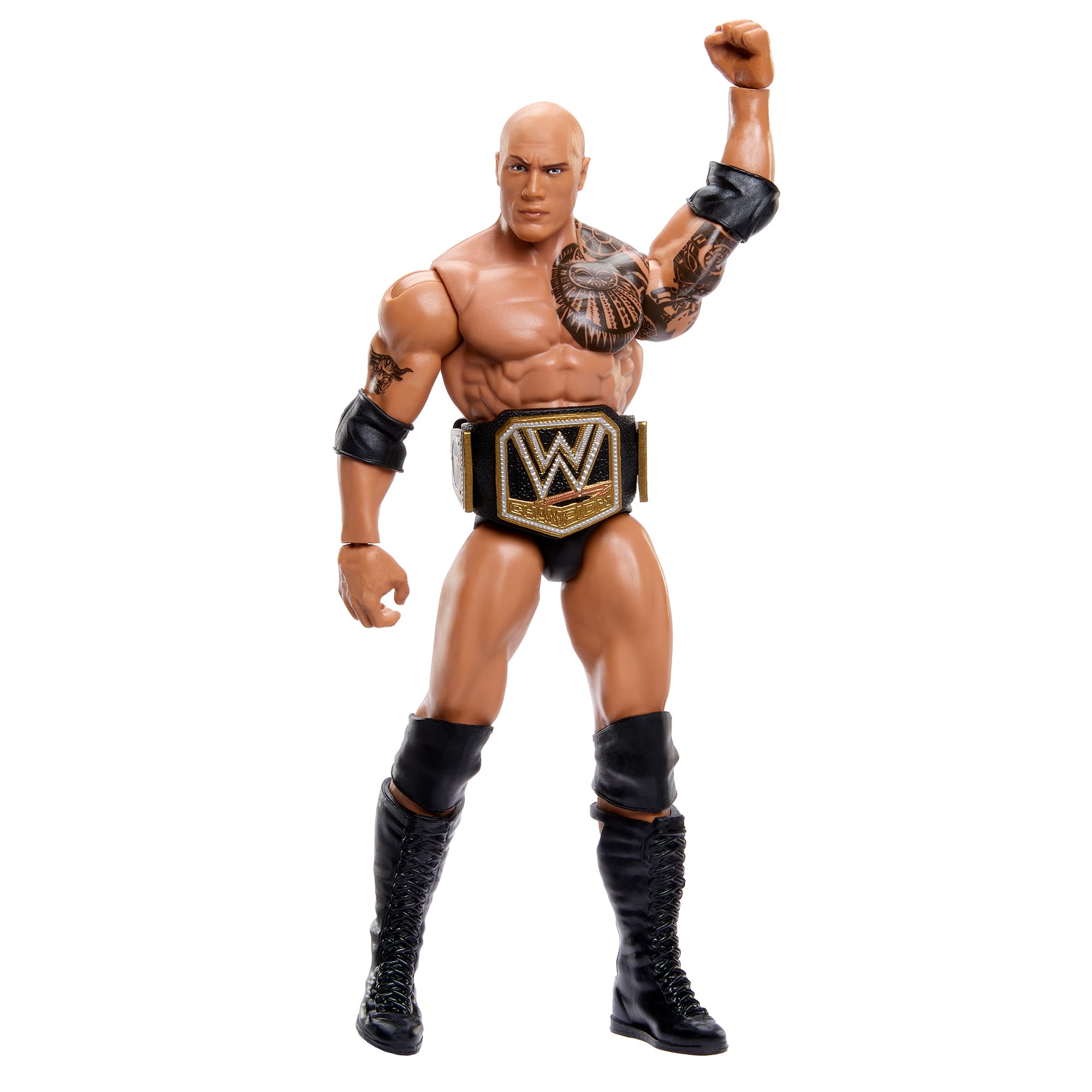 WWE THE ROCK フィギュア Amazon.com: Mattel WWE Action Figure, 6-inch Collectible The