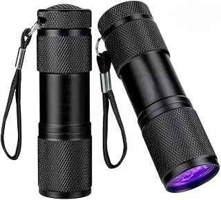 9 LED Ultraviyole El Feneri, 395 NM Uv Fener, UV M