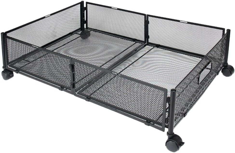 Angoily Bed Storage Organizer Foldable Drawer-style Storage Container Multi-purpose for Bedroom Sofa Space-saving for Clothes and Toys