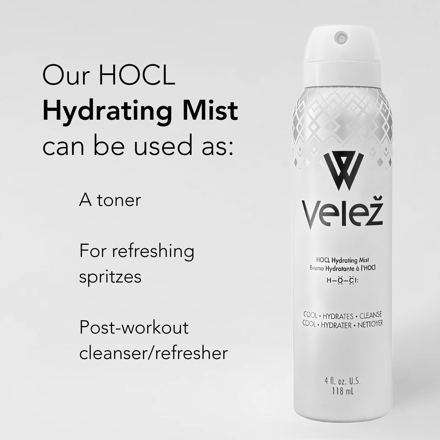 Amazon.com: Velež HOCL Hydrating Face Mist, Gentle Facial Spray