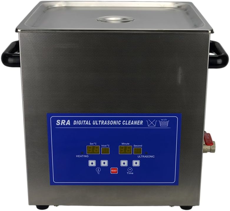 SRA TruPower UC-200D Digital Ultrasonic Cleaner, 20 Liter, 5.2 Gallon Capacity