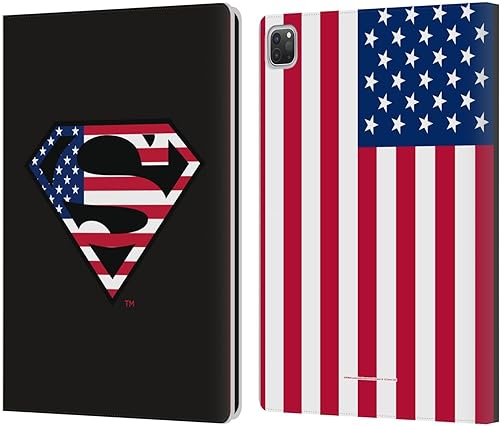Miniatura 8 de Head Case Designs Funda de piel con licencia oficial de Superman DC Comics Classic Logos compatible con Apple iPad 9.7 2017 / iPad 9.7 2018