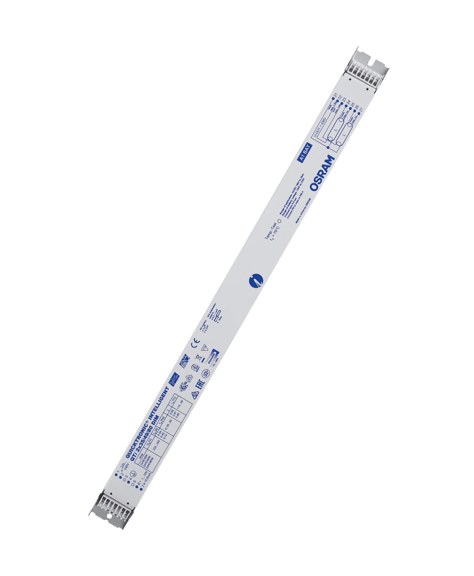 Osram Qti 2x35/49/80 ballast dimmable pour tube fluorescent - 4