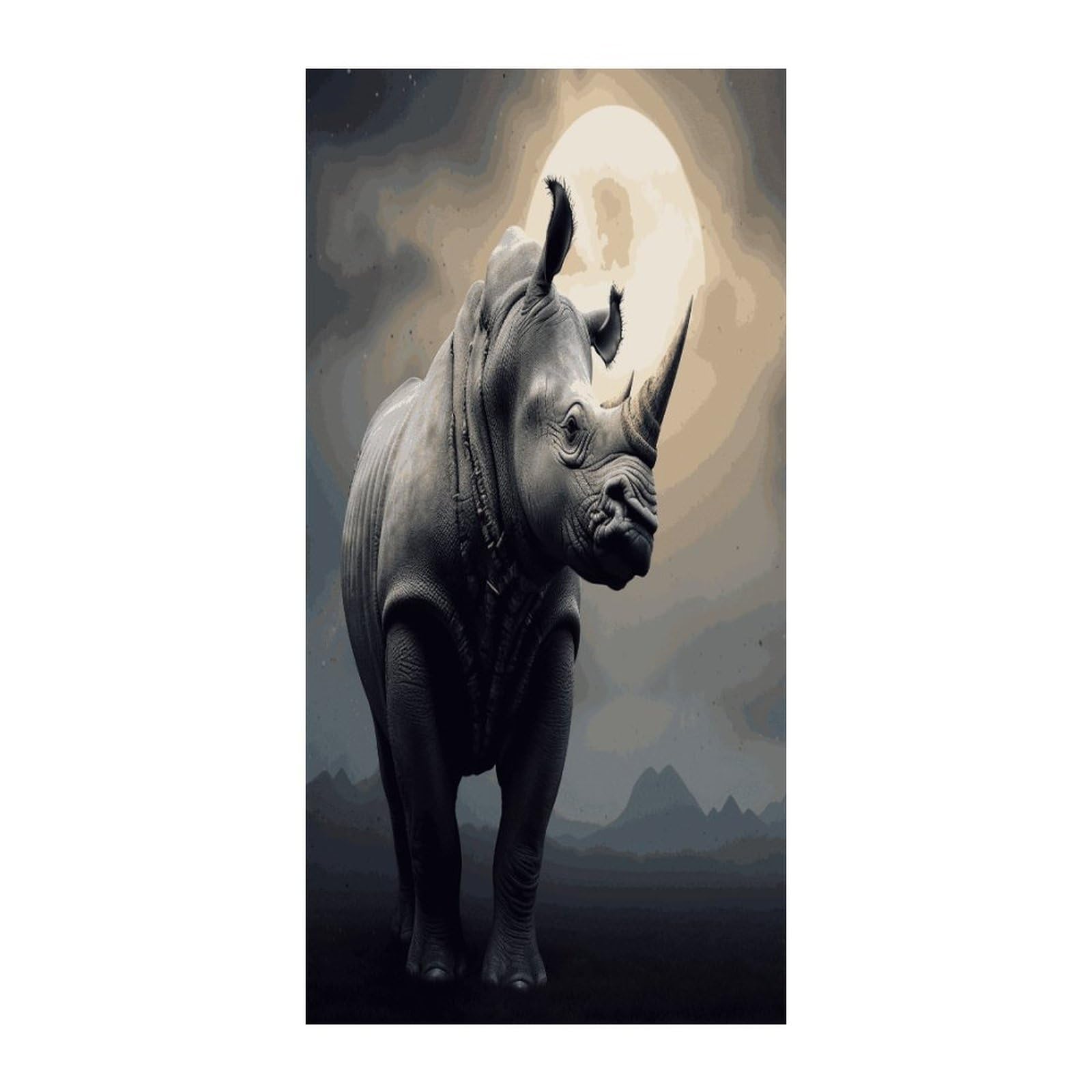 KHAUERBC Rhino Blackout Curtains for Light Filtering Doorway Curtains .Room Divider Curtain As Sliding Door/Closet/Patio。French Door Curtain 70 * 35.4 Inch for Home Decors.