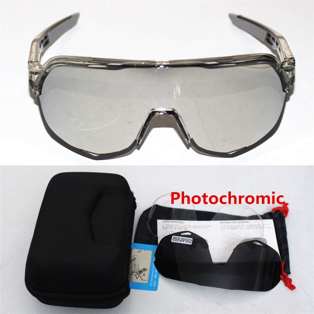 Photochromic Lens Polarized Sunglasses Sport Esterni della Bicicletta MTB Ciclismo Eyewear