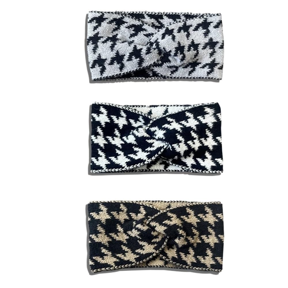 Hair Accessories Diadema retro cálida de alta elasticidad for mujer Minimalist Hair Accessories(3PCS)
