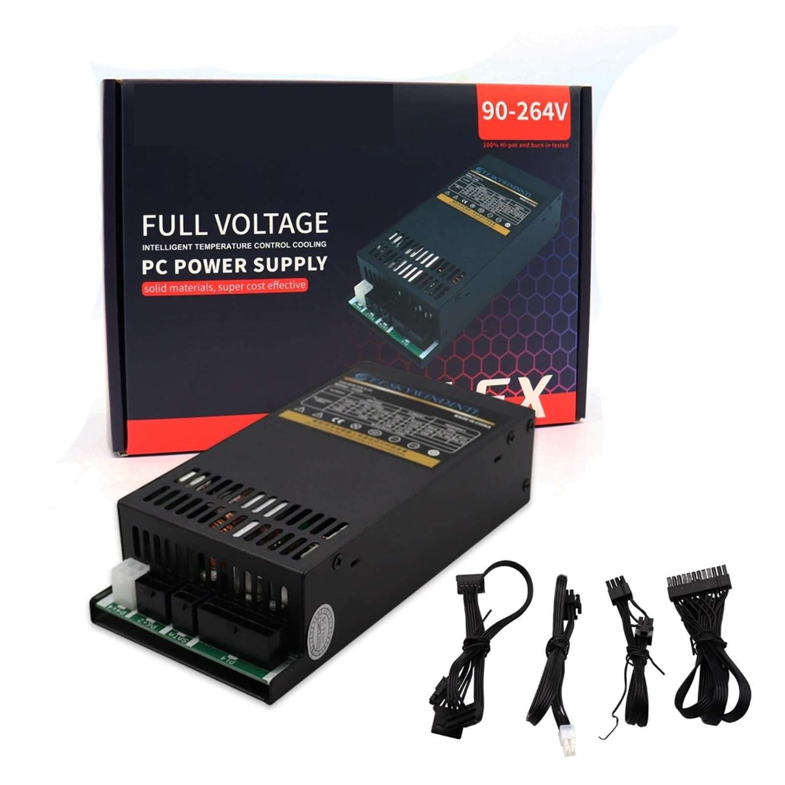 Alimentation modulaire ENP-7760B 1U pour ordinateur silencieux et sans encombrement