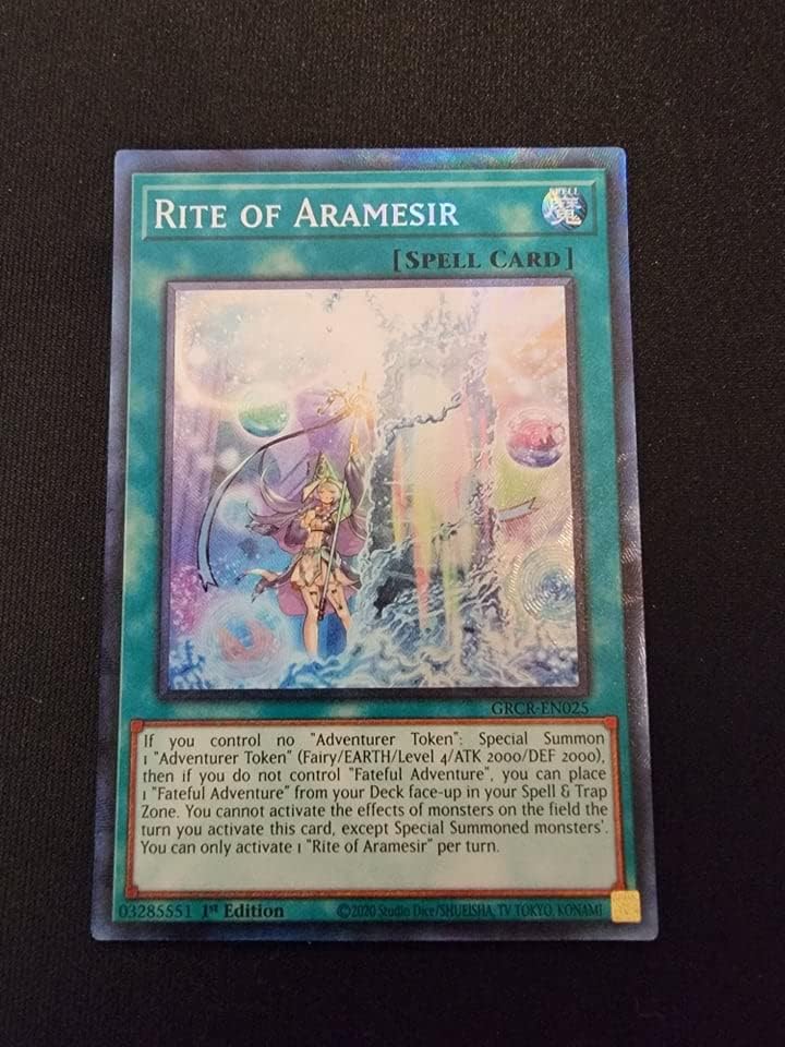 Rite of Aramesir - GRCR-EN025 - Collector's Rare - 1st Edition