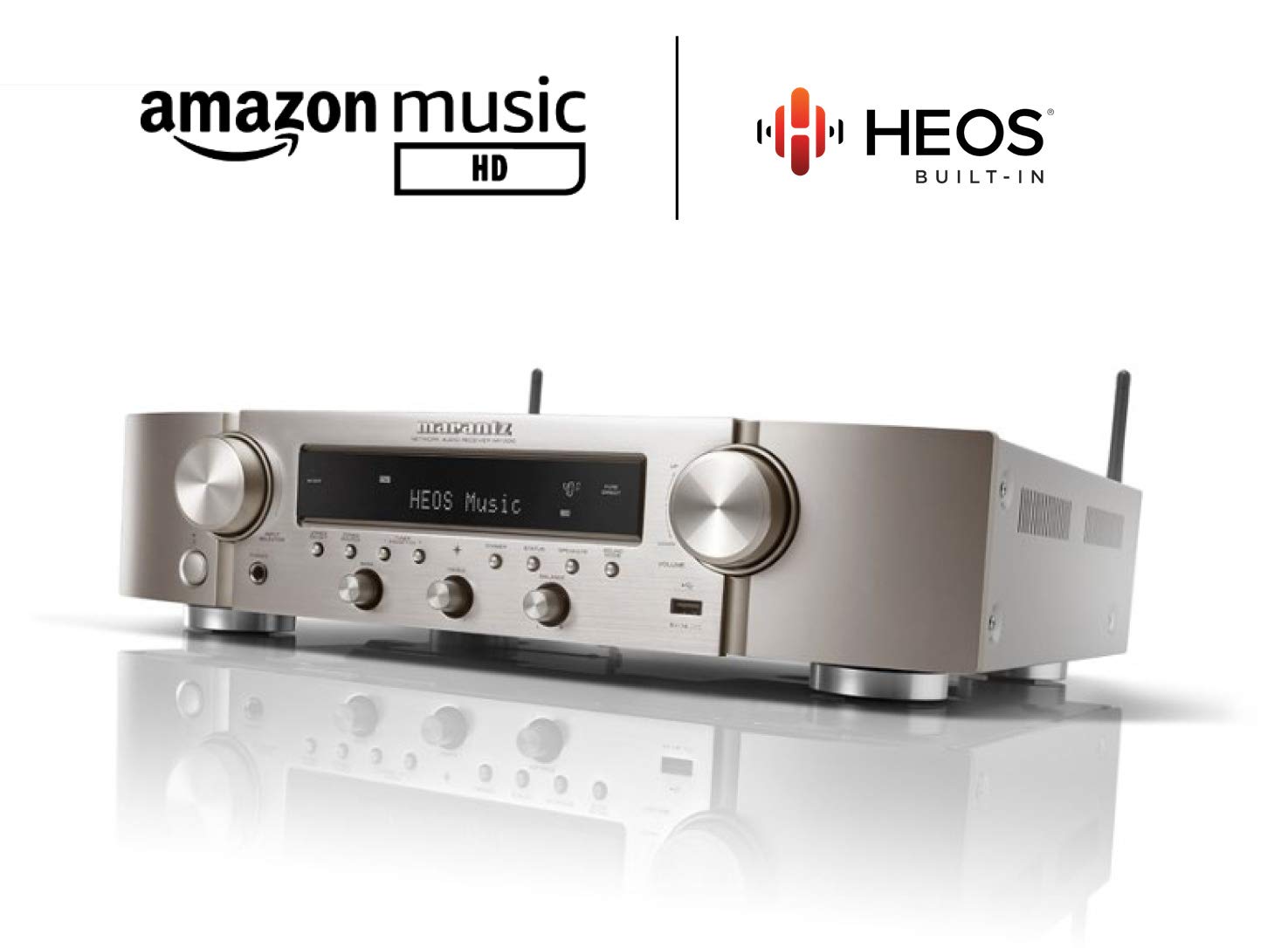 Marantz Sieć Odtwarzacz audio HEOS/Hi-RES / Airplay2 Korespondent Srebrny Złoto NA6006 / FN