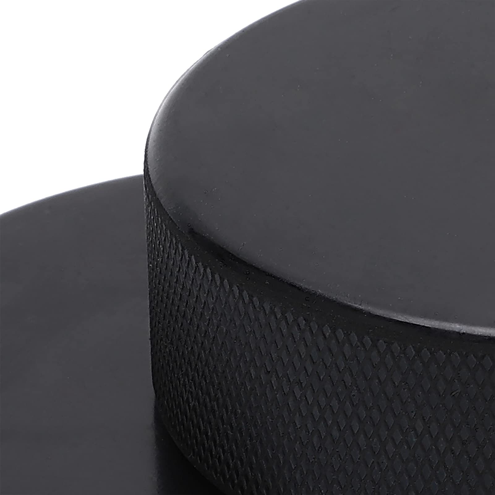 Tissting 2 Pièces Balle Plate de Hockey sur Glace Rondelle, Palets de Hockey sur Glace BH-25 en Vrac pour La Pratique et L'entraînement Classique, Diamètre 3", Epaisseur 1", 12,1 Oz
