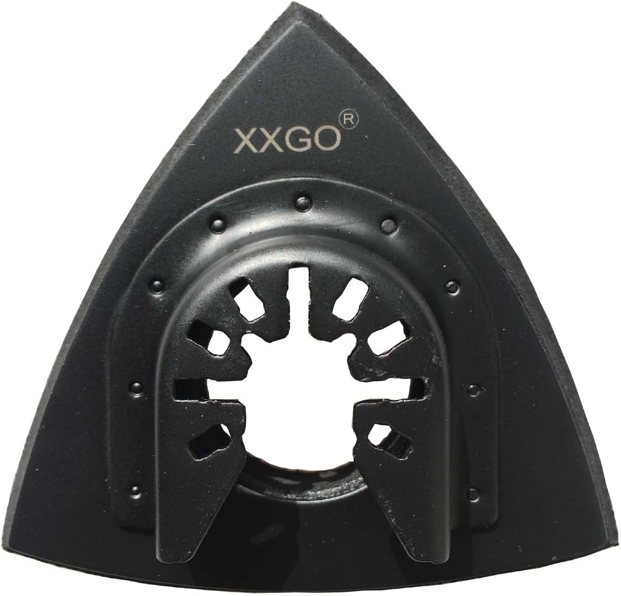 XXGO 3 Pcs 3-1/8 Inch 80mm Triangle Oscillating Multi Tool Sanding Pads image 3