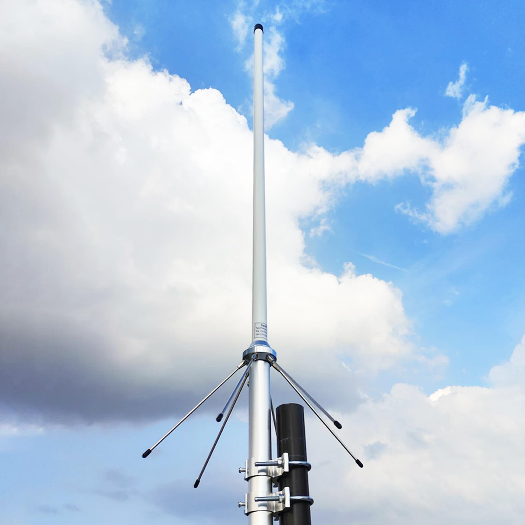 Antena repetidora de base de doble banda de 2 m 70 cm UHF VHF GMRS | Antena de 144-148MHz y 430-460MHz con cable de 32 pies para estaciones base de radio aficionada