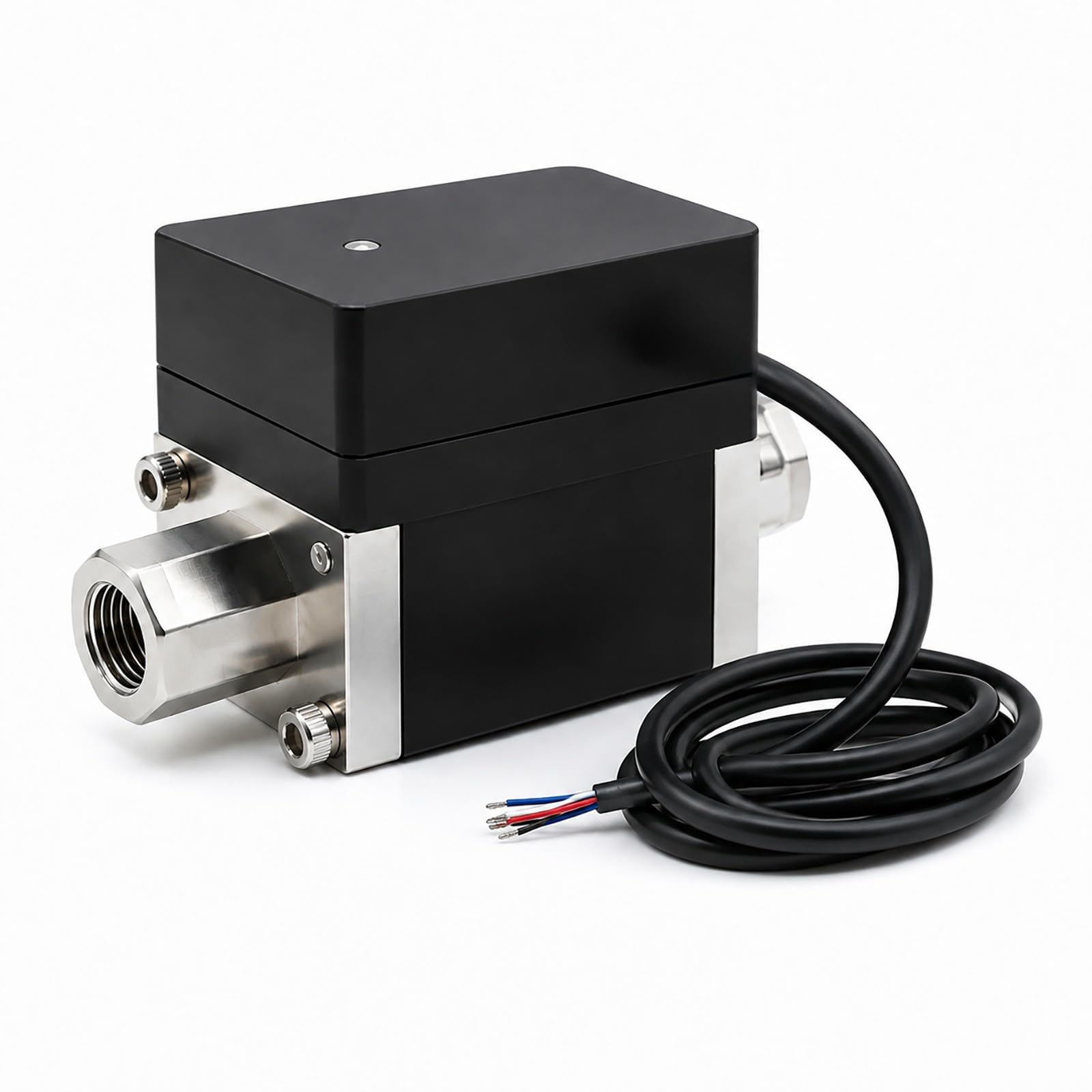Medidor de flujo de líquido, sensor de flujo de líquido recto
