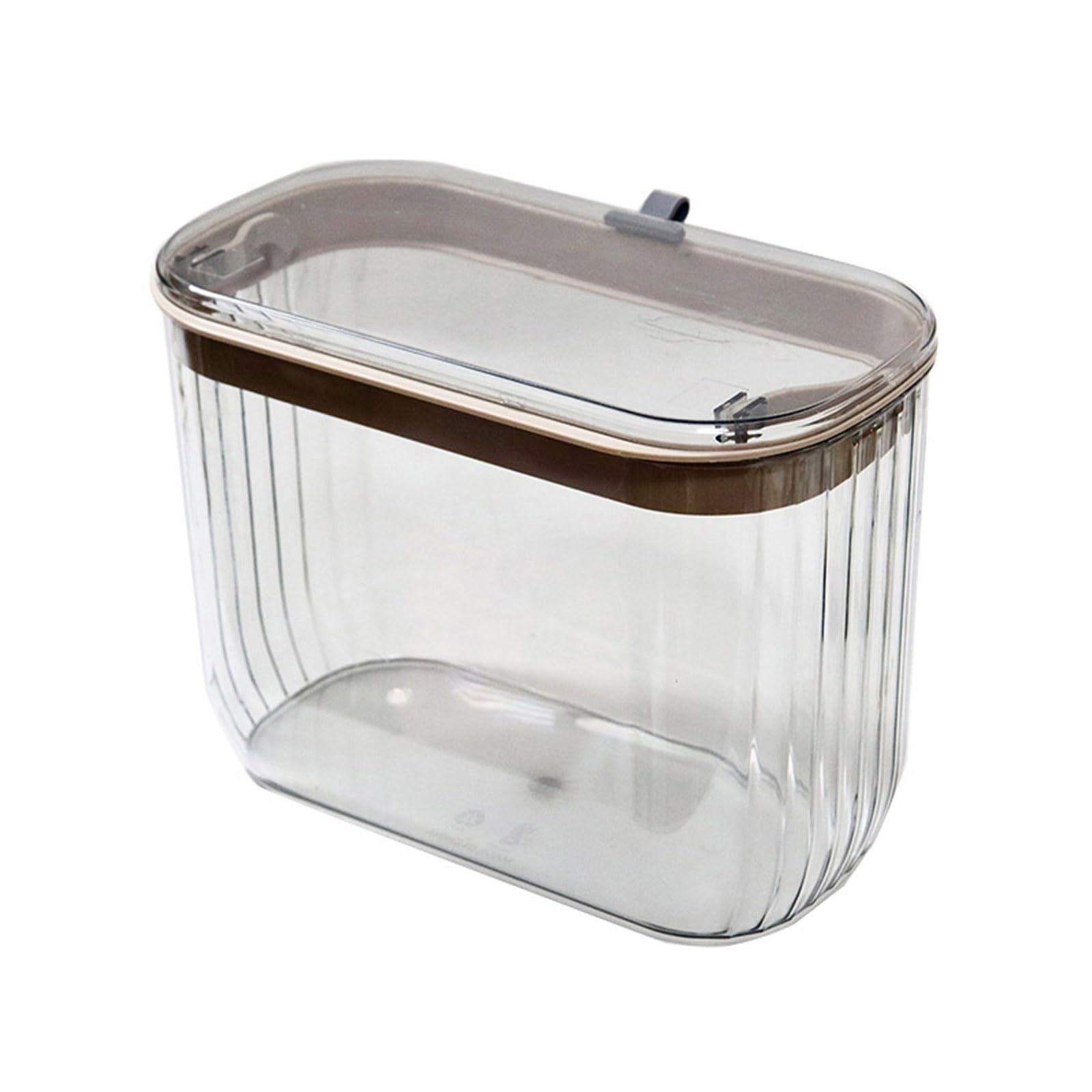 Buxuaaaa B Uxuaaaa Hanging Trash Can With Lid Kitchen Compost In For Under Sink And Transparent Wall Mounted Garbage Can Garbage