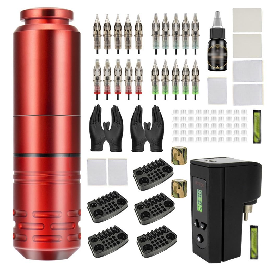 Tattoo Machines Power Supply Light Complete Set of Rechargeable Tattoo Pens Tattoo Equipment Tattoo Machine Set