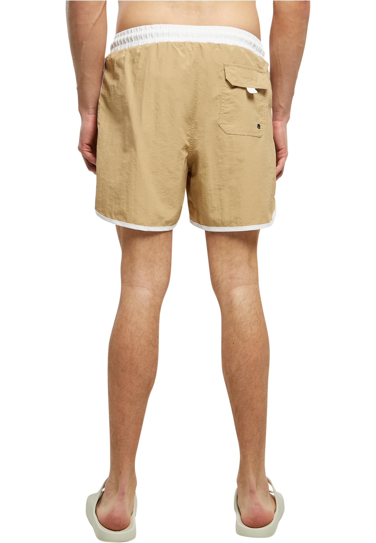 Urban Classics Retro Hombre Bañador Gris Marengo
