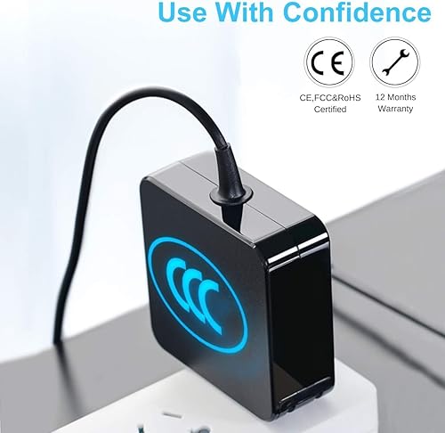 Miniatura 6 de Adaptador de CA de 45 W, cargador para portátil compatible con Asus UX360C Q304U X553M Q302L Q405U Q504UA Q406DA S200E S531FA UX305 UX305F UX310U