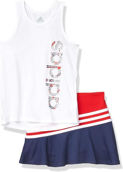 Adidas Conjunto de Ropa Deportiva para niñas, Blanco, 4 Años :  Amazon.com.mx: Ropa, Zapatos y Accesorios