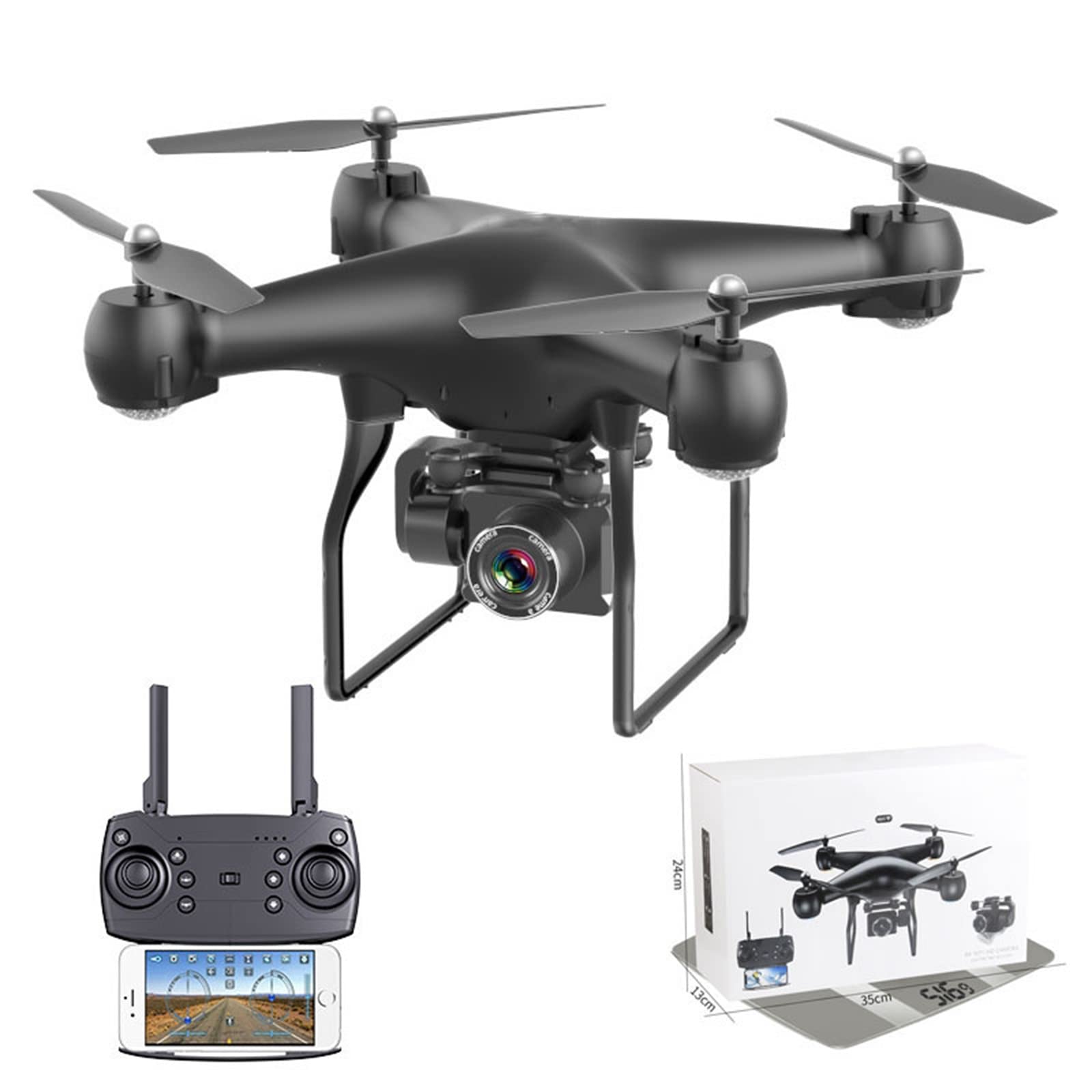 Drone, fotografia lotnicza 4K HD UAV, quadkopter UAV, odleg艂o艣膰 zdalnego sterowania 120M, wyposa偶ona w kamer臋 przeciwwstrz膮sow膮 ESC, obs艂uguje fotografi臋 lotnicz膮 podczas lotu morskie