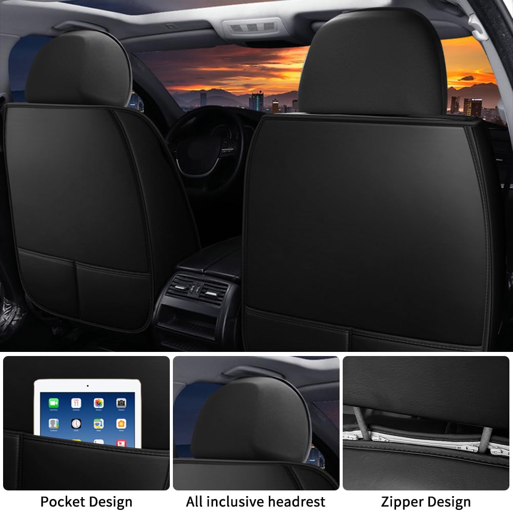 Car Seat Cover for INEOS Grenadier 2024 Full Coverage with Self-Lumbar Nappa Leather Car Seat Cover Fashion Waterproof — view 4