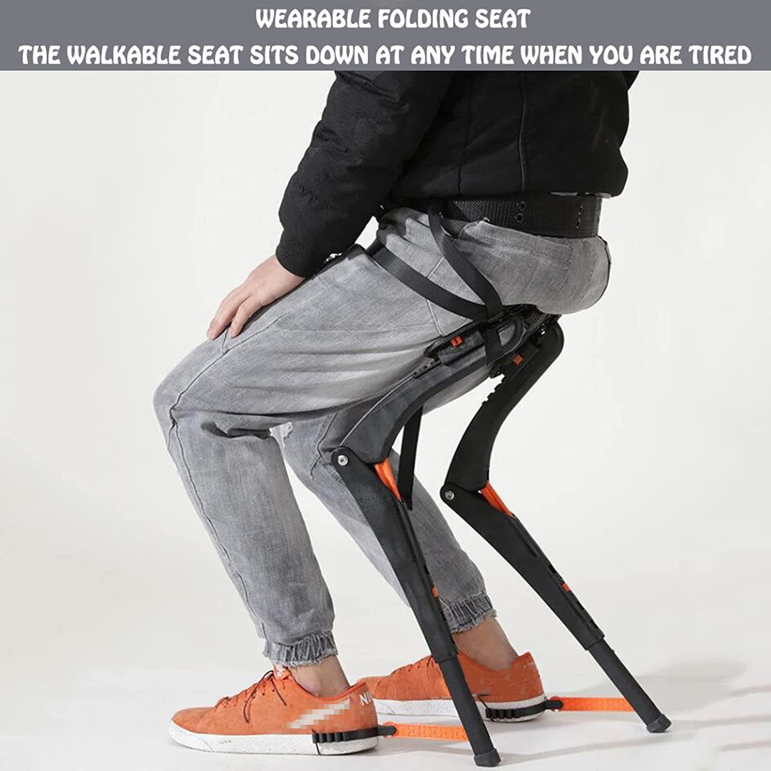 Amazon.co.jp: チェアレスチェア、インビジブルシートレッグブレース