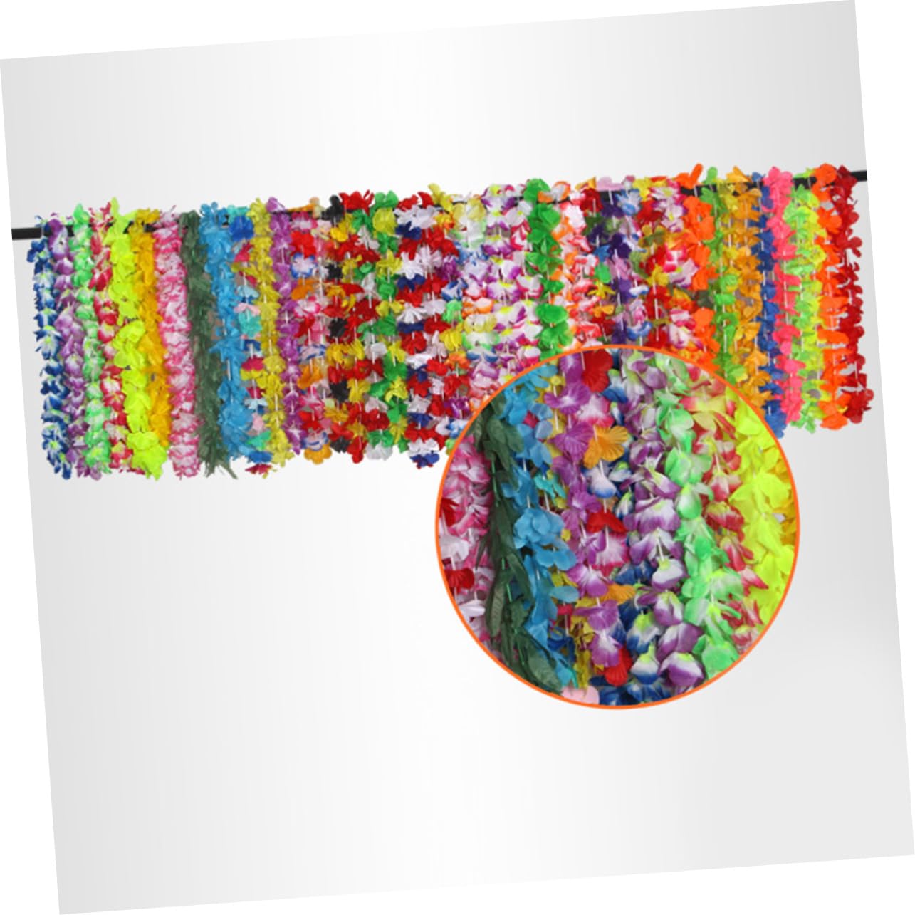 42stücke Hawaii Party Blumenkette Girlande Für Luau Fest Bunte Simulation Blumen Halskette Strand Party Dekoration Für Geburtstag Dekoration