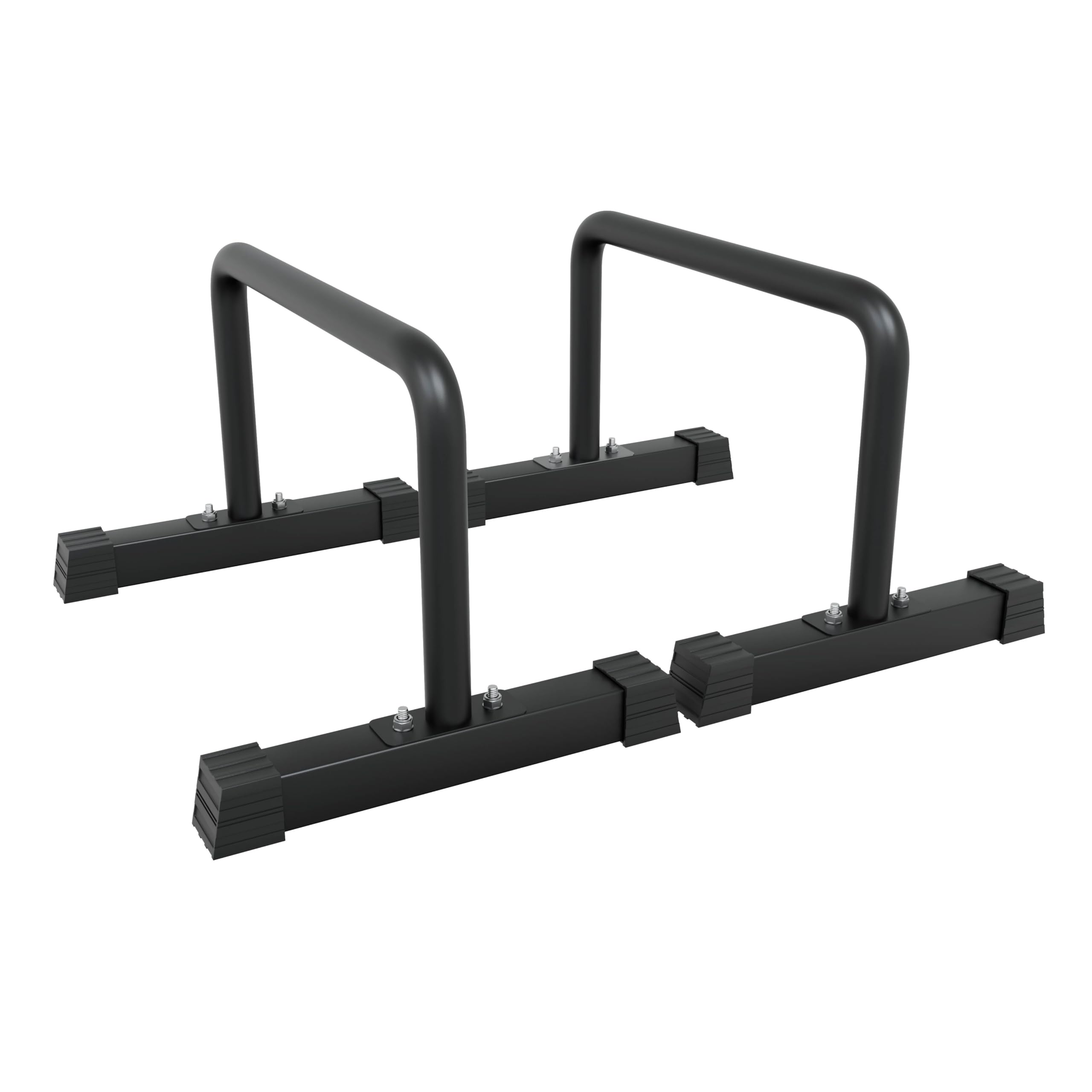 Body Revolution Black Parallettes - Push Up Handles For Calisthenics And Gymnastics. Strength Training Equipment Dip Bars For Home Gym Workouts.