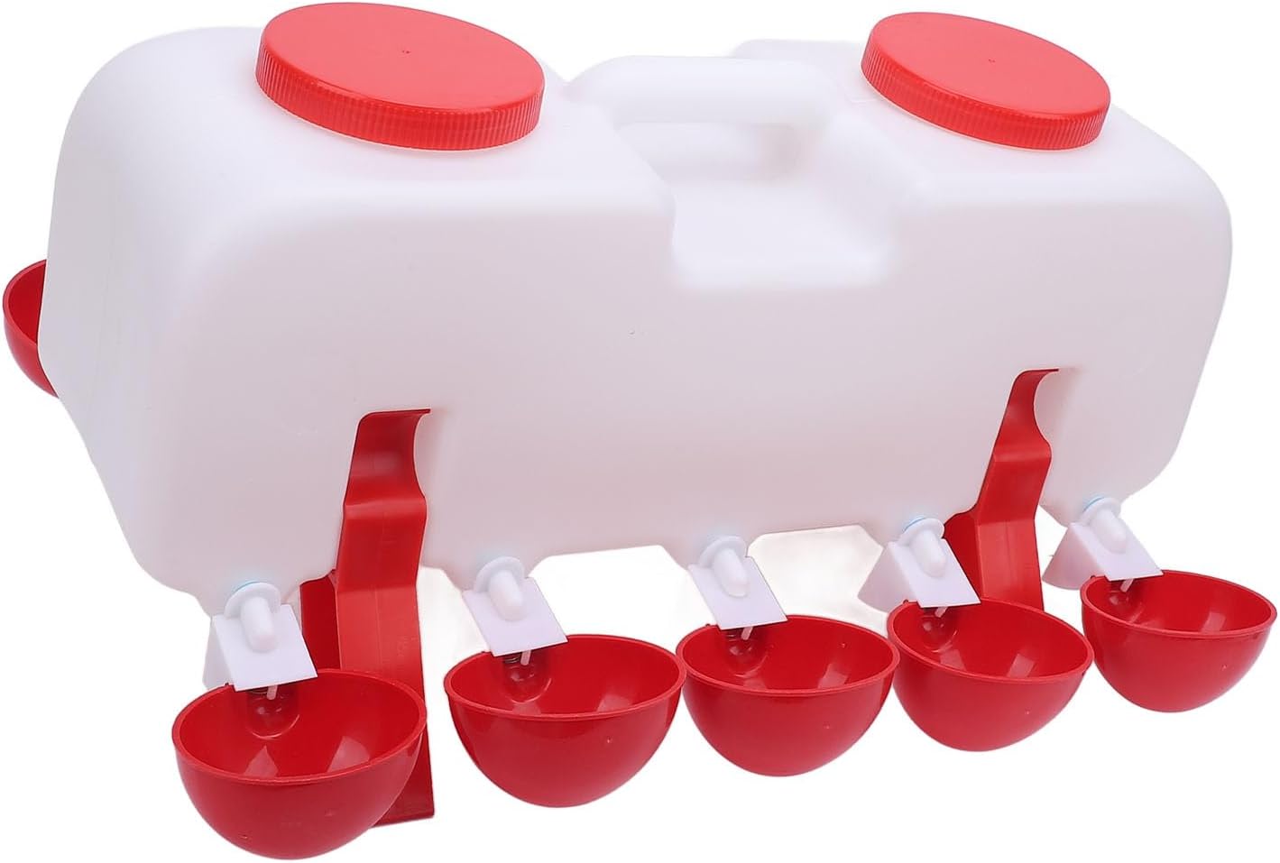 28pcs Hanging Poultry Waterer Chicken Waterer Cups,Float Controlled Automatic Chicken Waterer Chicken Watering System Poultry Water Feeder Kit Suitable for Chicks Duck Goose Birds