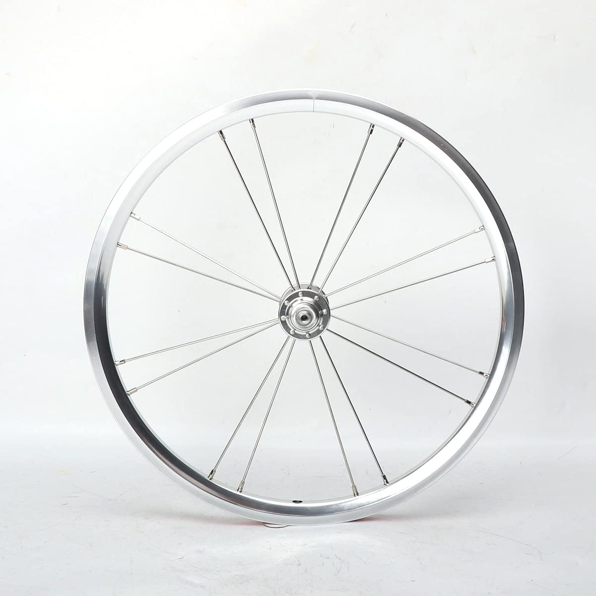 16'' Juego De Ruedas Plegables 349 Ruedas BMX Llanta/Freno V Cierre Rápido | 16/21H Bujes 74/130mm Para Cassette 7-11 Velocidades(Silver)