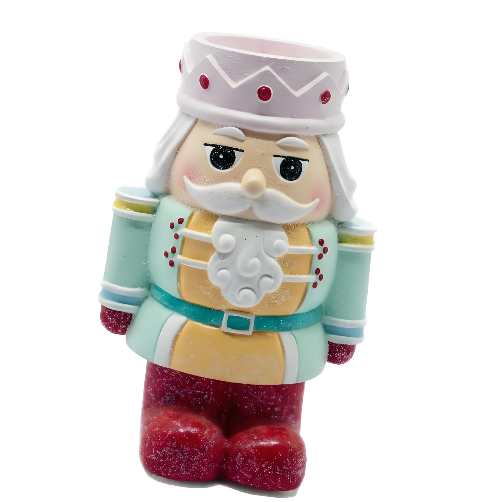 ZEPFJHE Holiday Mantel Decor Character Holder with Resin Tabletop Accent for Shelf Display and Christmas Centerpiece Festive Stand Holiday Centerpiece Decor Shelf Accent Winter Table Display