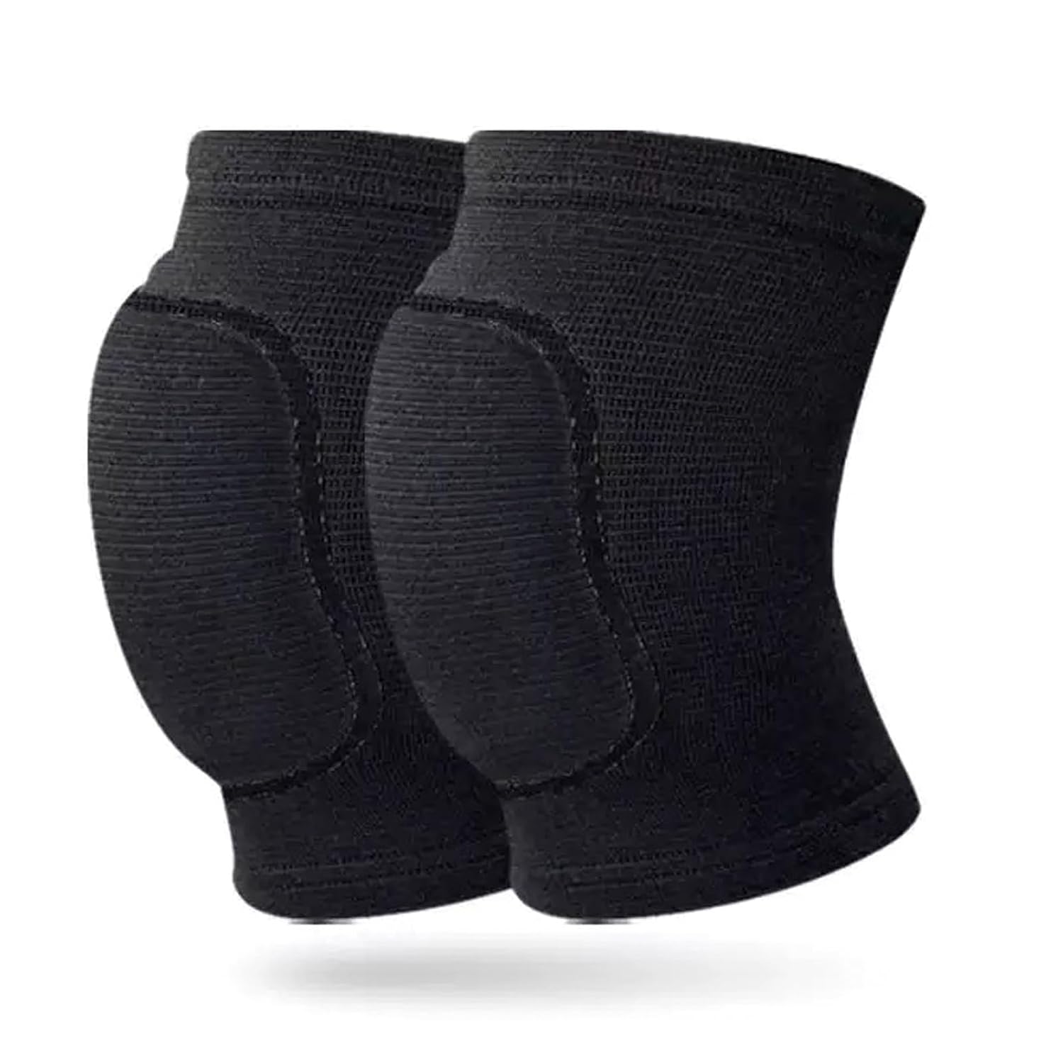 Volleyball Knee Pads for Work, Soft Breathable Knee Pads for Women Black M