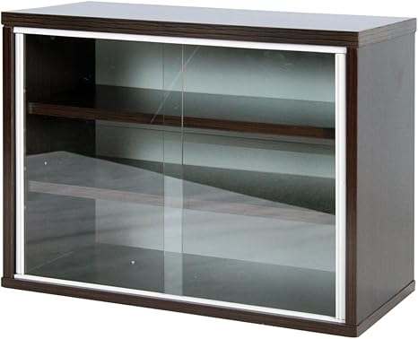 Amazon Co Jp サンニード ミニ食器棚 Is 6045 幅60cm 奥行30cm 高さ45cm ダークブラウン ホワイト ホーム キッチン