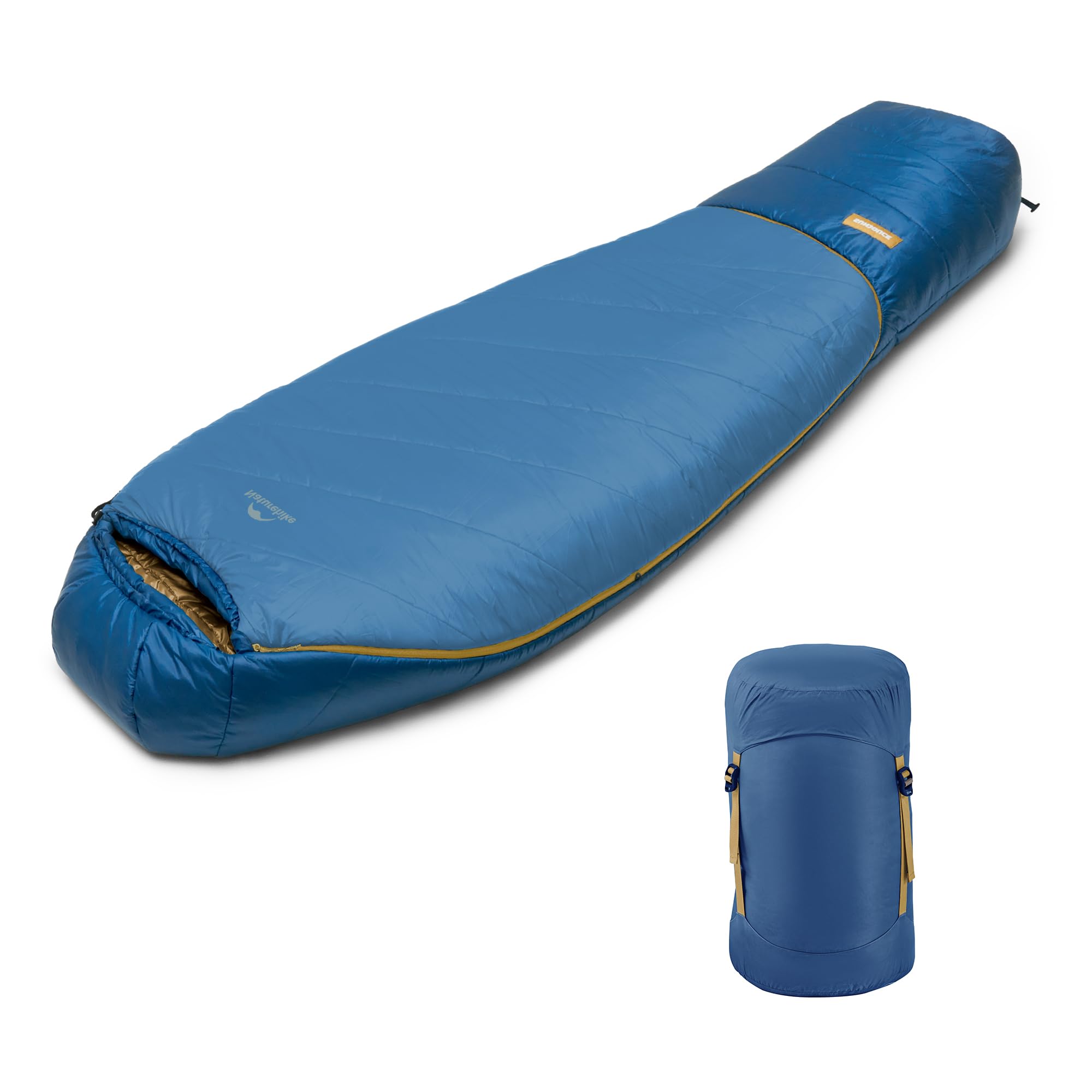 Naturehike Mujin Pro Sacco a pelo a mummia per adulti, 4 stagioni, caldo, impermeabile, resistente al freddo, leggero e portatile, per campeggio, escursionismo, attività all'aria aperta e viaggi