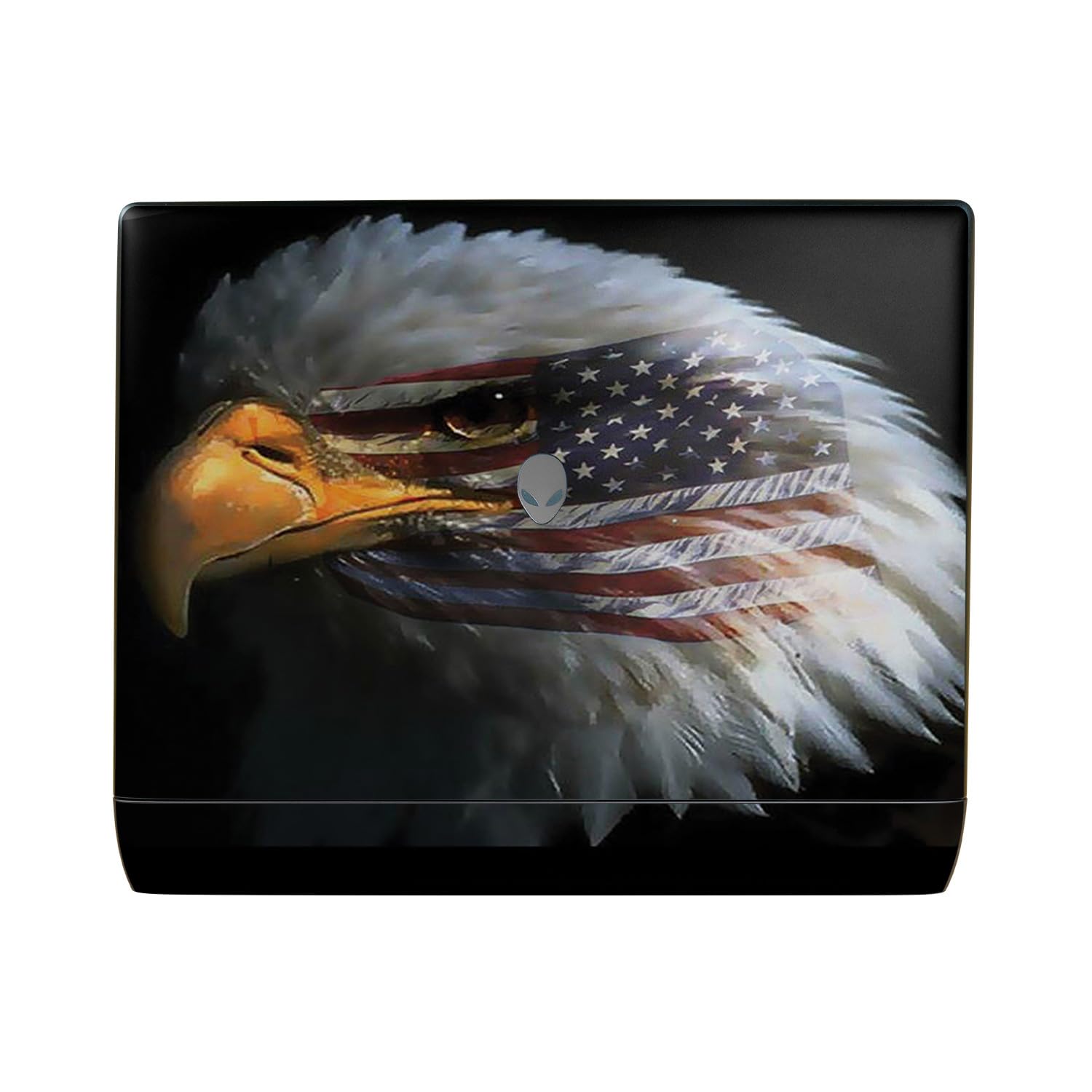 Laptop Skin Compatible with Alienware 16 Area-51 (2025) - Eagle Eye - Premium 3M Vinyl Protective Wrap Decal Cover - Easy to Apply | Crafted in The USA by MightySkins