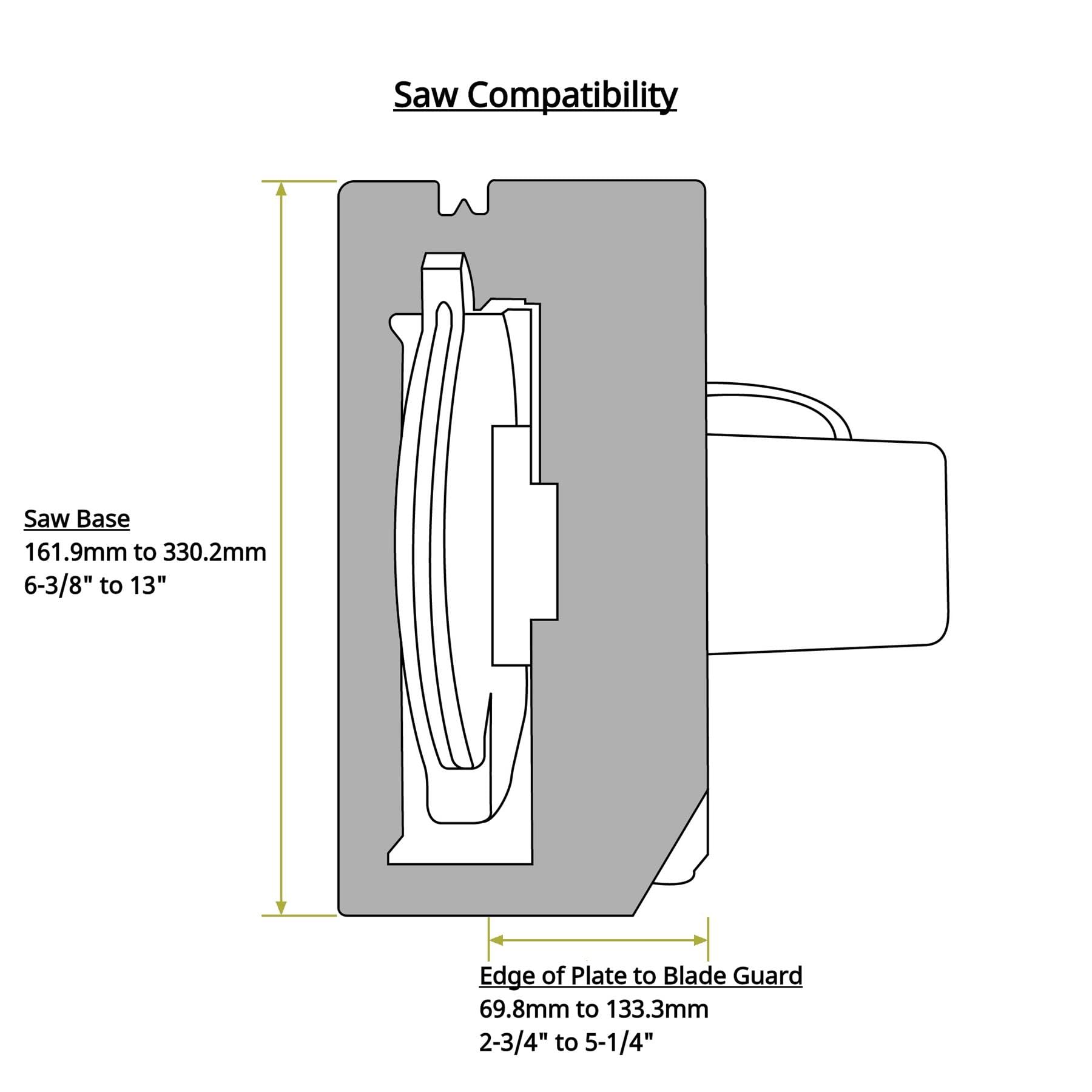 Milescraft 1409 Track Saw Guide – Universal Compatibility for Circular Saws with Blades up to 7-1/4”. 50” Cutting Range with 2” Cutting Depth. All Aluminum Construction. Expandable Cutting Range