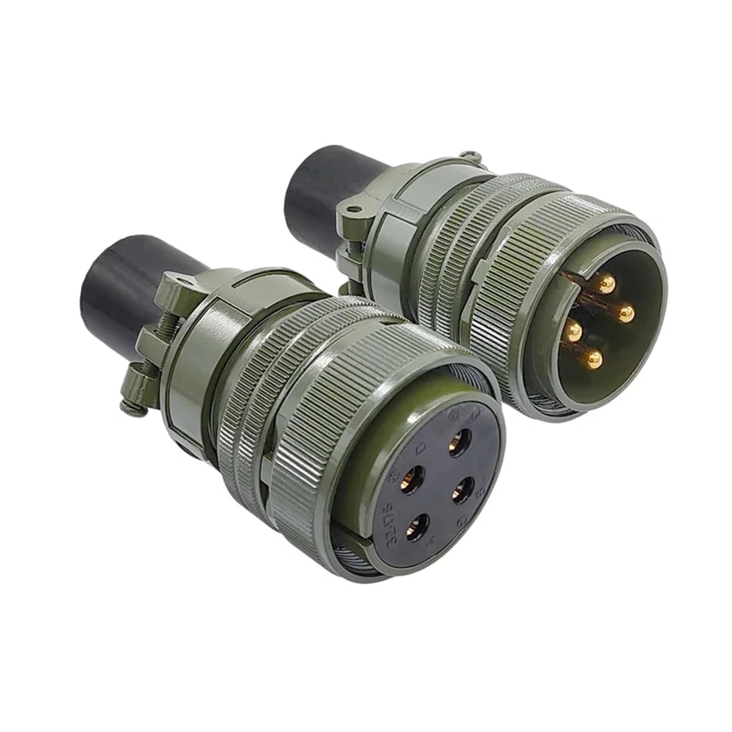 32-17 MIL-C Military Specification Connectors 4 Pin Circular Connector 5015 MS3102A MS3106A MS3108A 1Pcs(Plug 3108 32-17S)
