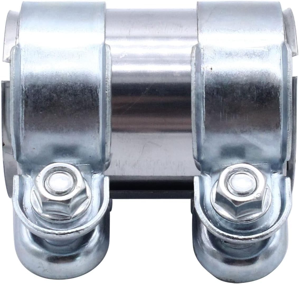1 PC SHLPDFM Stainless Steel Pipe Connector Universal Exhaust system Clamps 60 * 95 mm 2.0 TFSI Compatible with VW Audi Seat Skoda Seat 12793501 1K0253141 7H0253141 1K0253141C