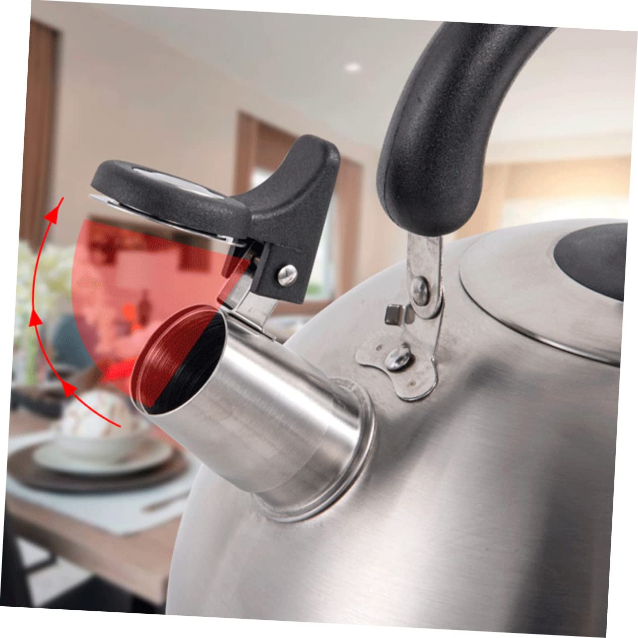 DECHOUS 6pièces Sifflet Acier Inoxydable Pour Bouilloire Accessoires De De Cuisine Compatible Avec Bouilloires à Sifflet Couleurs