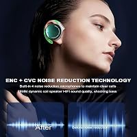 Micool Bluetooth 5.3 Nyitott Fülhallgató Sporthoz, 4 Mikrofon, Kényelmes Fülhorgos Vezeték Nélküli Headset 6
