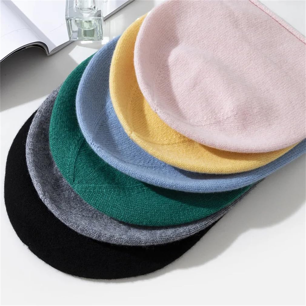 Berretti da donna lavorati a maglia senza cuciture in lana berretti unisex cappello invernale spesso caldo neve berretto da sci