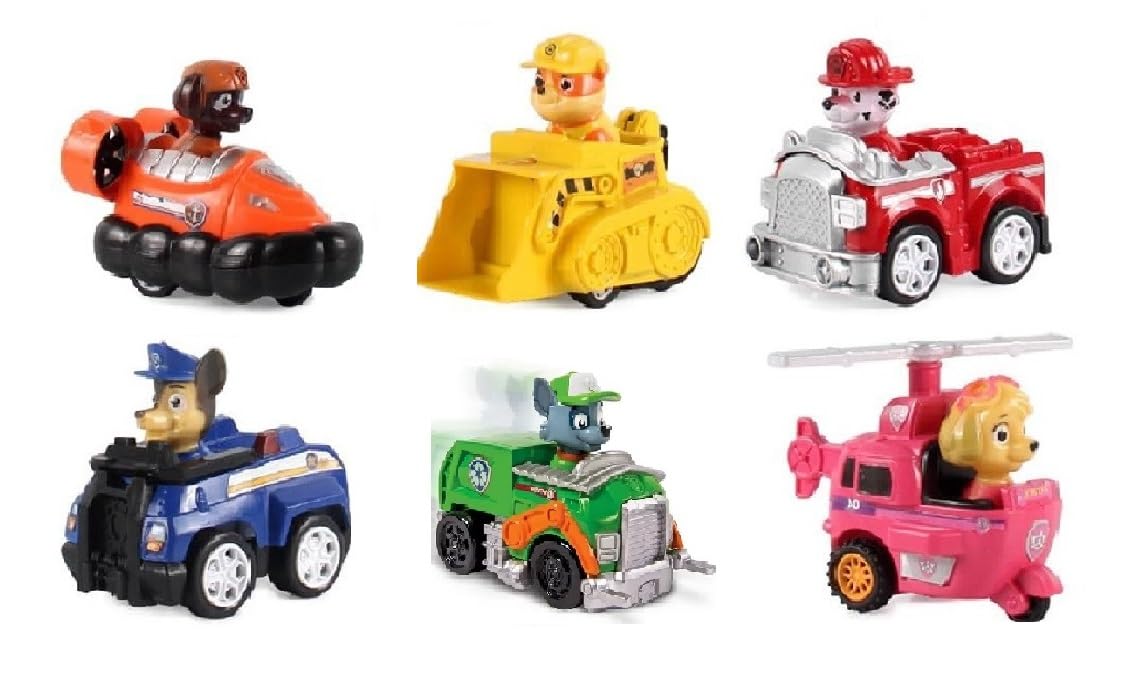 Globular Ready To Attack At Enemy Dogs With Vehicles Racer Pups Rescue Team Mission Figure Toy For Kids 6 Piece Set, Multicolor (B0CZS2LTHF) Amazon Price History, Amazon Price Tracker