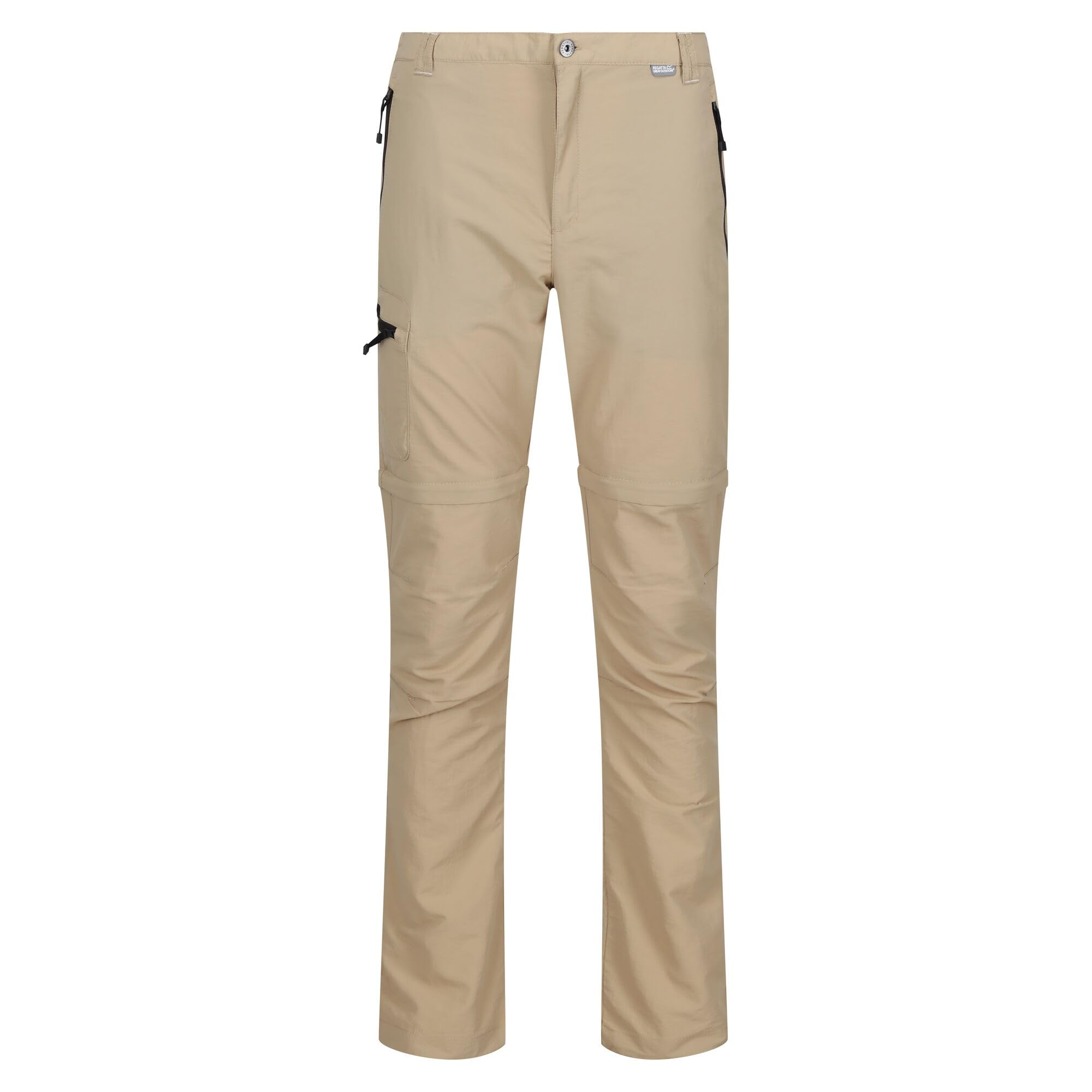 Regatta Men's Leesville II Zip Off Walking Trousers Beige