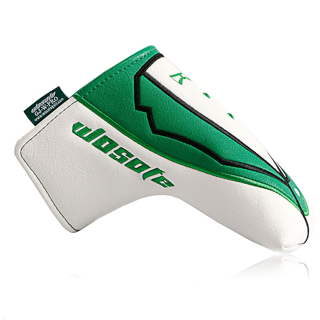 tieedhfu Wosofe Golf Putter Clubs Head Covers Portable PU Leather Headcover Universal Guard Sleeve Professional