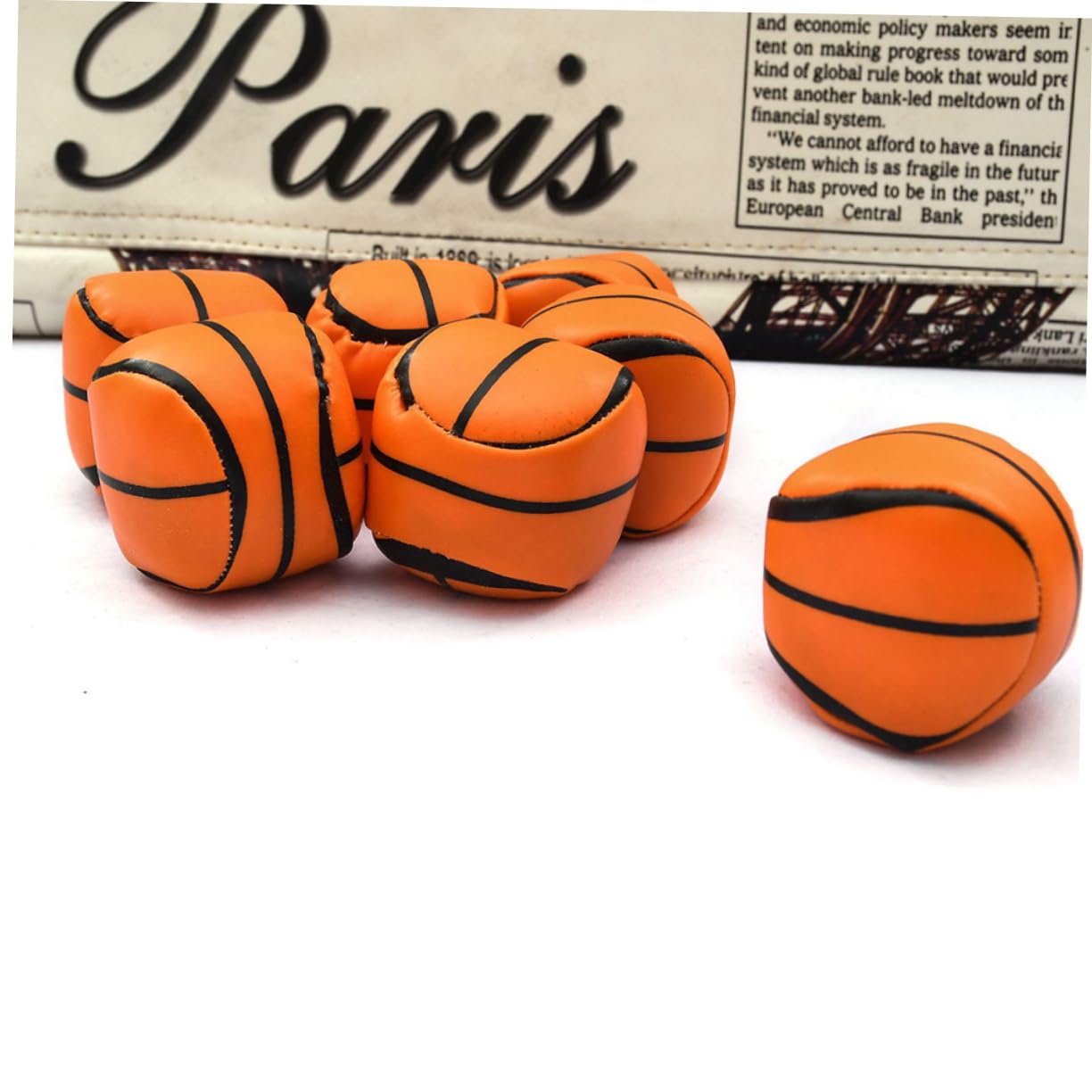 ibasenice Children's Toys 12pcs Juggle Sandbags Basketball h Hoop for Outdoor Games