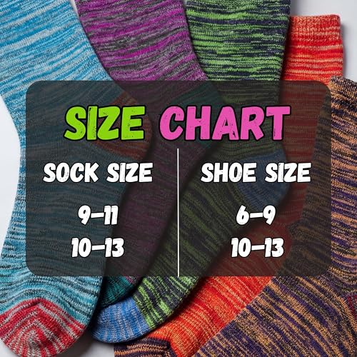 Image of Tipi Toe Women's Fun Patterned Dress Socks, 12-Pack Lightweight Colorful Crew Socks, Casual Novelty Assorted Designs