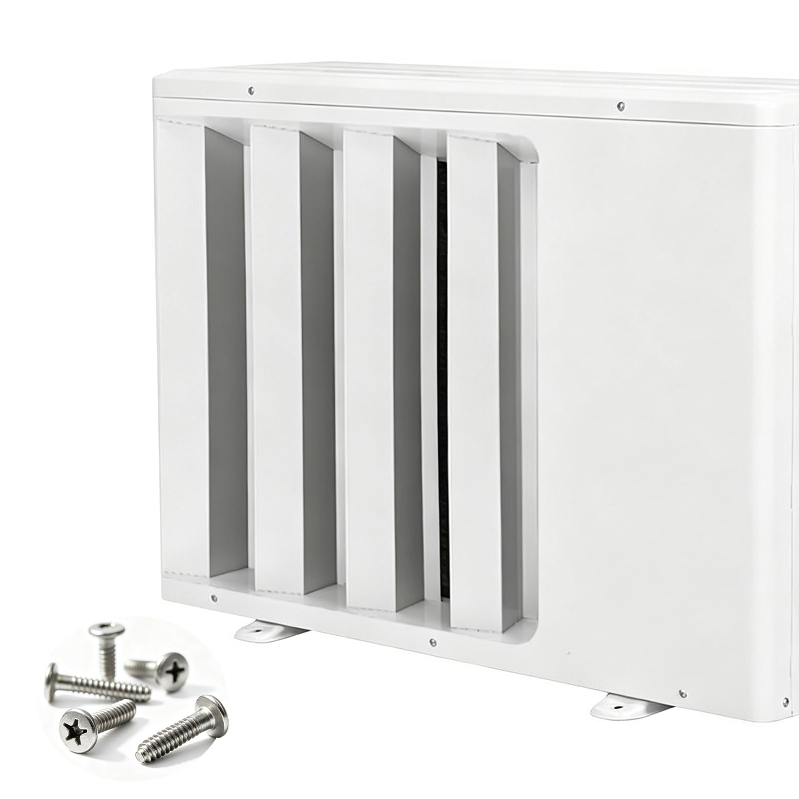 Deflector Aire Acondicionado Exterior, Chapa Galvanizada, Fijaciones