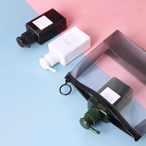 Miniatura 4 de Moonlik Bolsas transparentes de viaje para hombres y mujeres, bolsa de maquillaje impermeable aprobada por la TSA, bolsa de cosméticos para