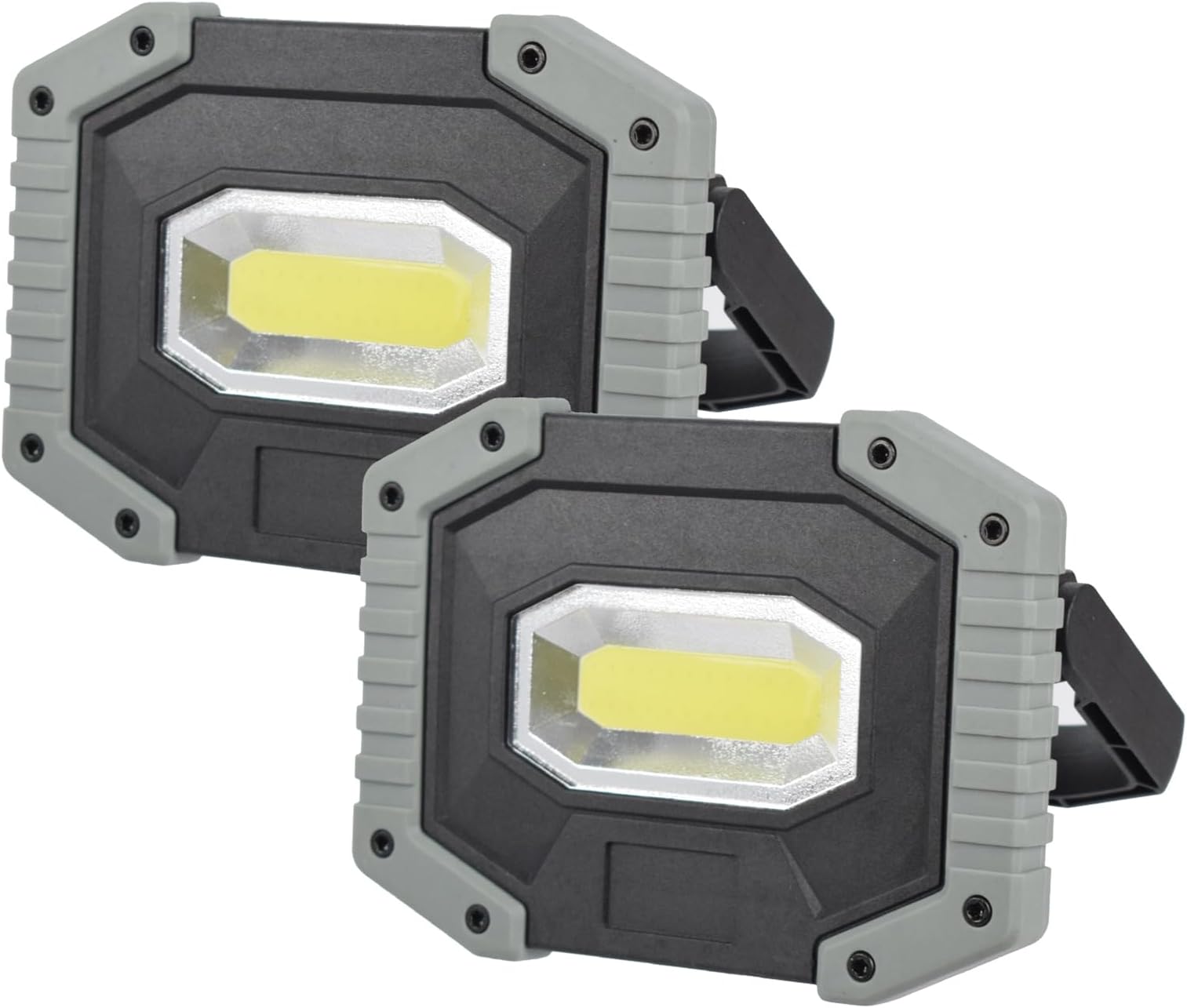 OTYTY LED Work Light 2-Pack, 30W 1500LM Portable Rechargeable Flood Lights wi...