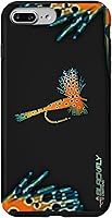 Vista 12 de Funda para iPhone 16 con mosca y pesca con moscas secas de piel de trucha por Black Fly Case