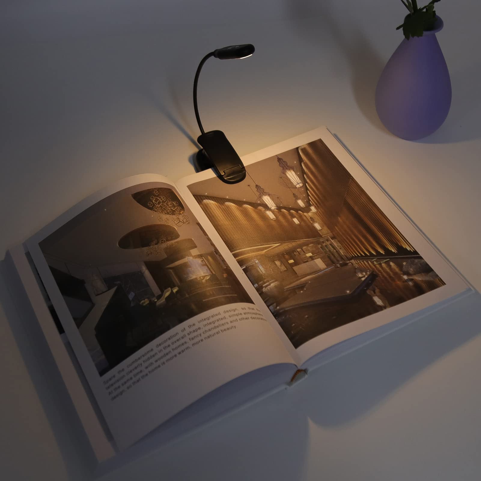 Lampada Da Leggio Con Luce LED USB - 9 LED Regolabili, Per Musica, Lettura E Lavoro - Foto 9